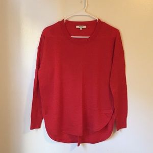 Madewell northstar pullover sweater (Red/XS)